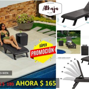 CAMA ASOLEADORA CAPRI MQ WENGUE