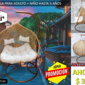 SILLA COLGANTE PARA ADULTO + NIÑO