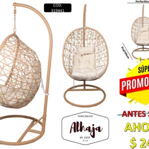 SILLA COLGANTE TRENZADA CAKI  ESTUARD