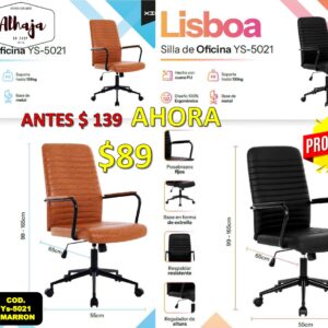 SILLA DE OFICINA ERGONOMICA LISBOA