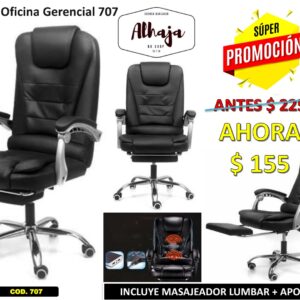 SILLA DE OFICINA ERGONÓMICA 707