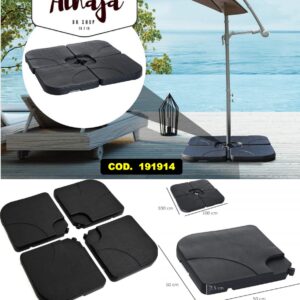 BASE PARASOL BANANA 50X50CM LS-BASE-2