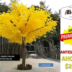 ARBOL ARTIFICIAL CEREZO AMARILLO 2 X 1,50