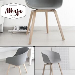 SILLA ACC VOLGA EN POLIPROLIENO  GRIS