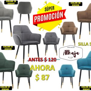 SILLON SANDY TAPIZADA EN TELA