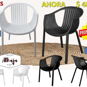 SILLAS POLIETILENO IBIS PARA INTERIOR Y EXTERIOR CON FILTRO UV