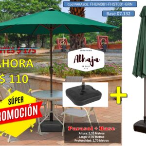 PARASOL SALINAS  2,70 cm BOS + BASE