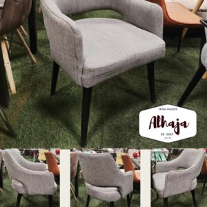 SILLA POLTRONA CARLOTA  TAPIZADA ESPONJA ALTA DENSIDAD