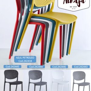 SILLA NARDI U-396 plástico polietileno VARIOS COLORES
