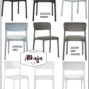 Silla LYRA U-641 Silla POPIPROPILENO 100% (PP) , TOTALMENTE, MOLDEADA