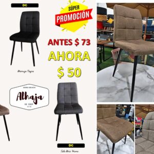 SILLA DENVER TAPIZADO EN LINO