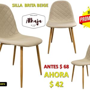 SILLA BRITA AYZ-Y002 BEIGE